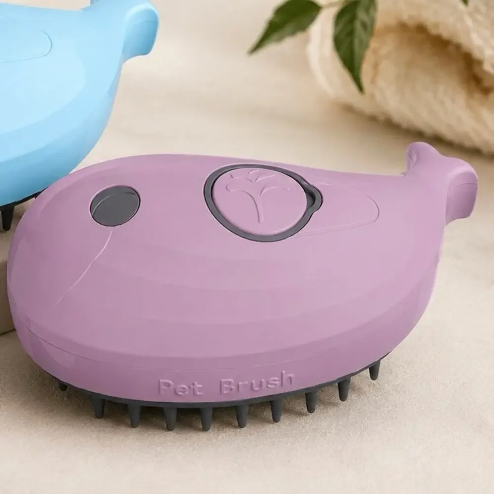 Whale Pet Spray Grooming Brush for Dogs Cats & Small Pets NIB Pink